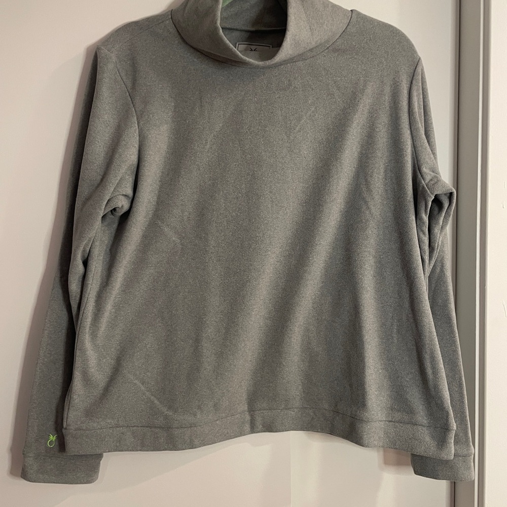 Dudley Stephens women's Turtleneck Sweater in Light Gray